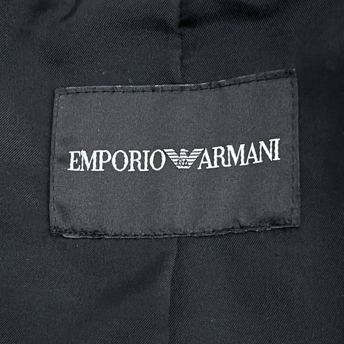 EMPORIO ARMANI エンポリオ アルマーニ 羊革 ラムレザー シングルライダースジャケット メンズ S1R62P S1P63