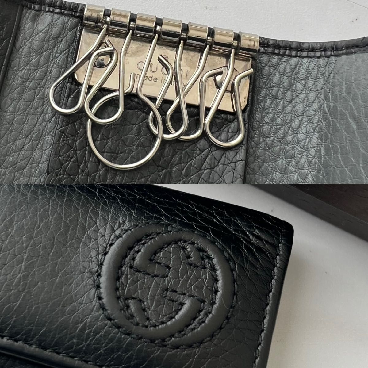 155 極上美品 GUCCI グッチ キーケース