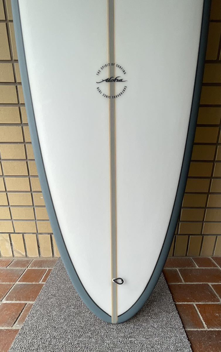 スーパーセール！新品！未使用！ALOHA EZ MID PU 6’10” 41.69L ブルー　シングル&スタビ　_画像6