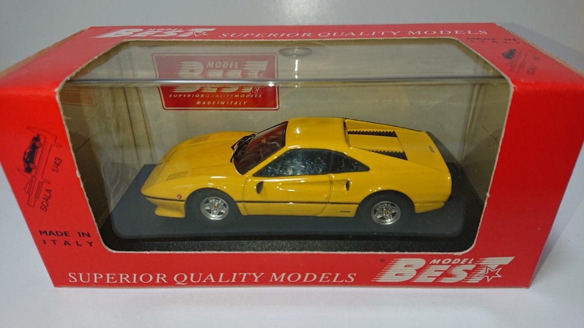 BESTMODEL ベストモデル 1/43 フェラーリ 308 GTB Giallo 黄色 / FERRARI 308 GTB Giallo Yellow_画像1