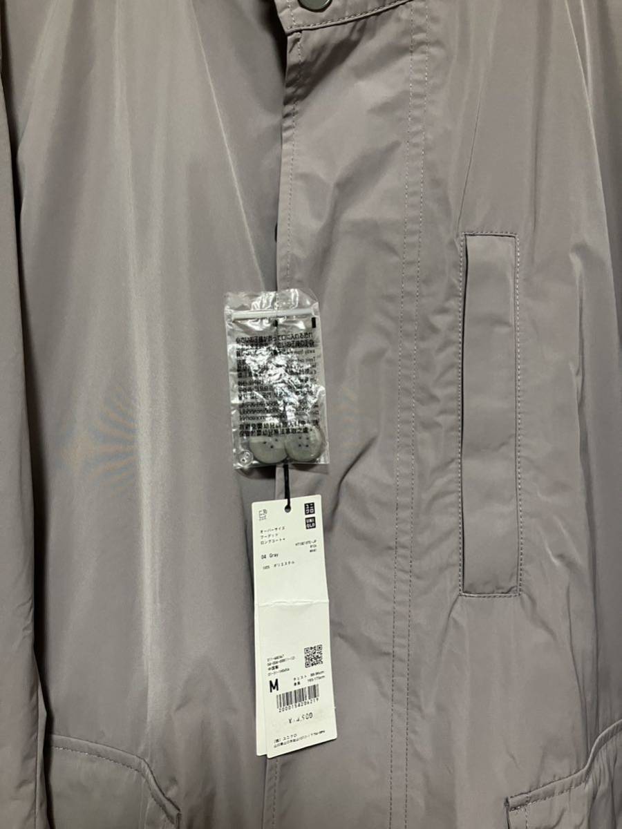 新品 UNIQLO +J オーバーサイズフーデッドロングコート Mサイズ 新品 UNIQLO +J オーバーサイズフーデッドロングコート Mサイズ