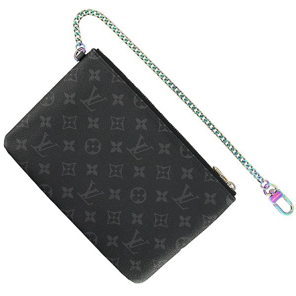 ルイヴィトン LOUIS VUITTON ポーチ バッグ M64449 iPadケース モノグラムエクリプス フラグメント 3369_画像2