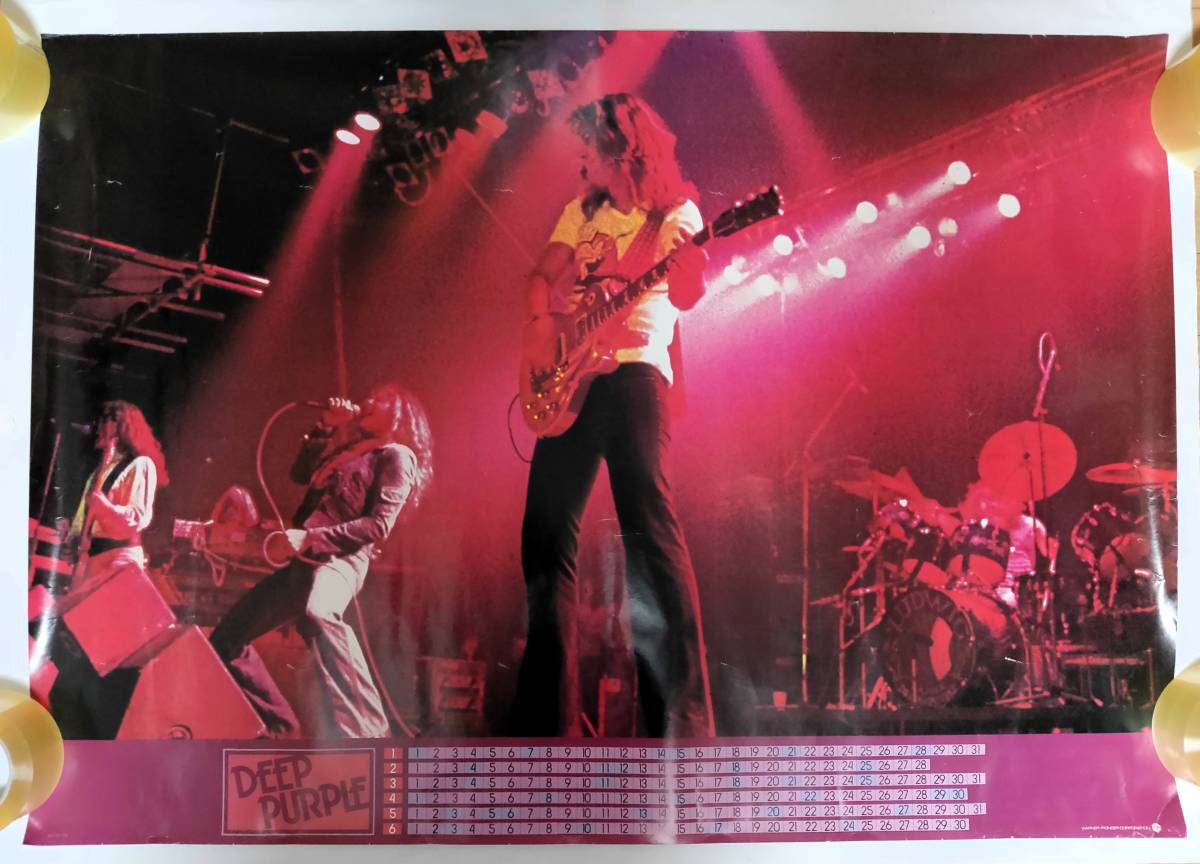 DEEP PURPLE ディープ・パープル ポスター POSTER カレンダー B1サイズ_画像1