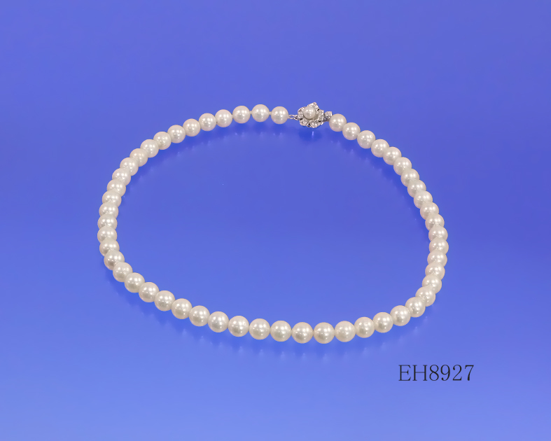 お願いいたします。 7.5-8.0mm アコヤ真珠ネックレス