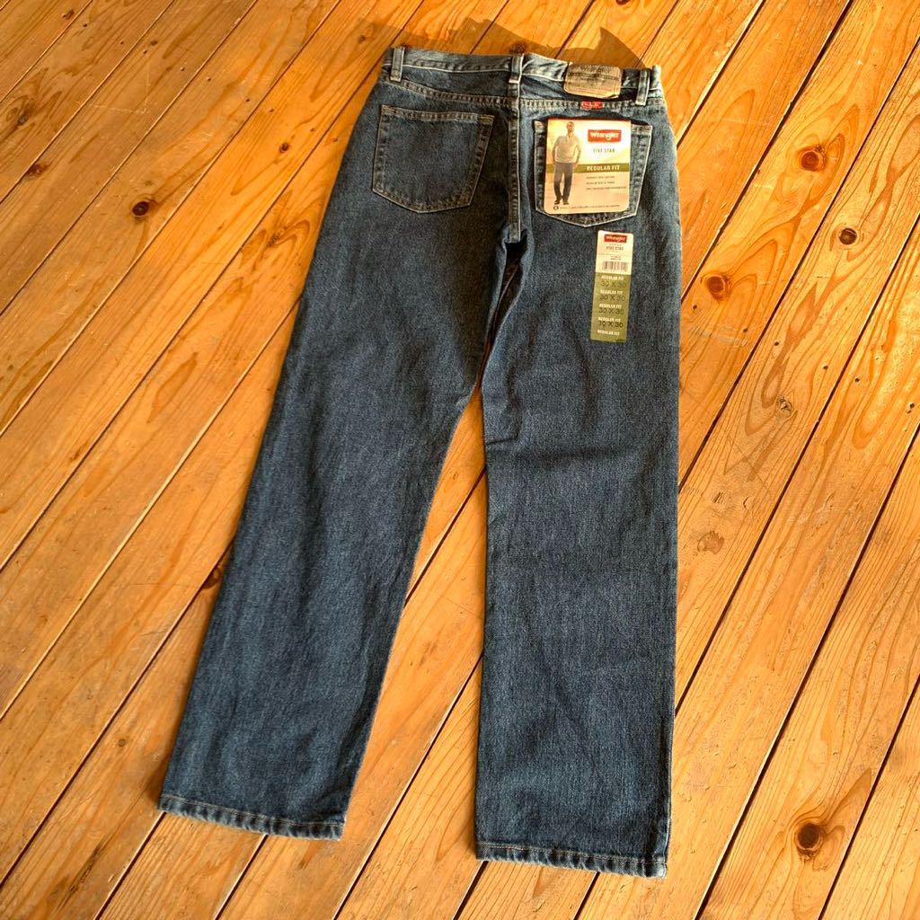 新品 Wrangler ラングラー デニム ジーパン ジーンズ メンズ W30L30 アメカジ キャンプ レジャー アウトドア タグ付き未使用品 P1176_画像2