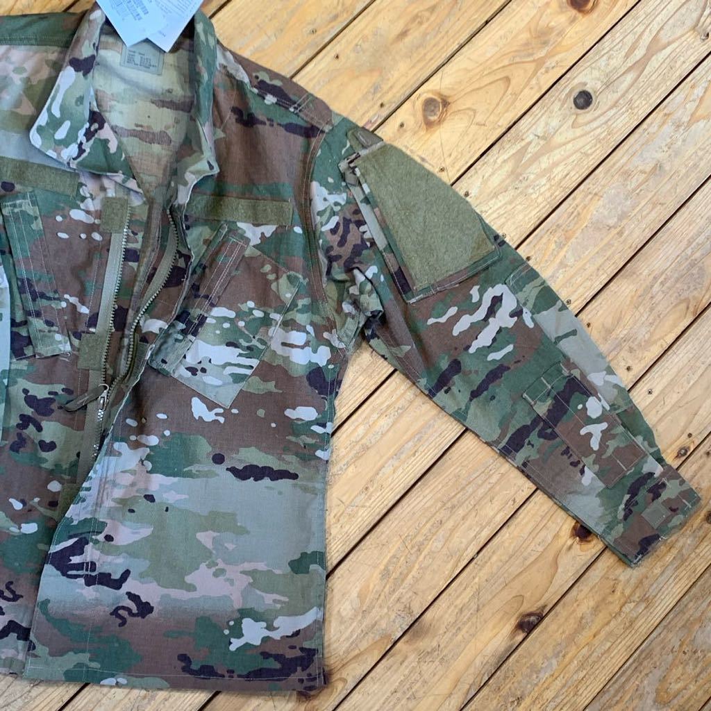 新品 マルチカムシャツジャケット メンズ Small-Shortサイズ ミリタリー U.S.ARMY 軍物 米軍 長袖 サバゲー タグ付き未使用品 J3276の画像7