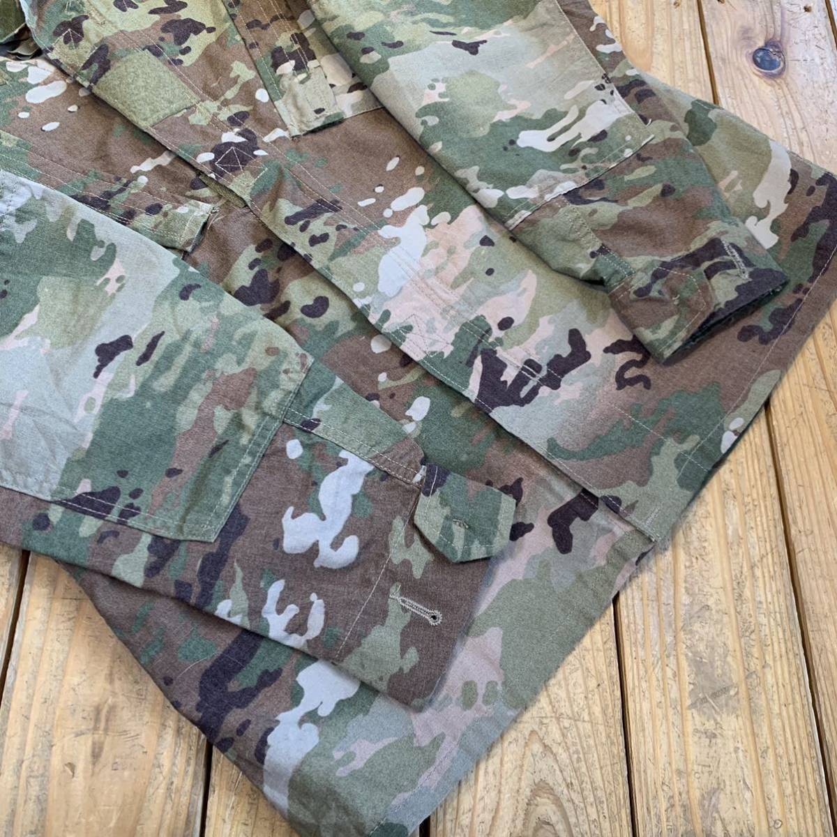 新品 マルチカムシャツジャケット メンズ Small-Shortサイズ ミリタリー U.S.ARMY 軍物 米軍 長袖 サバゲー タグ付き未使用品 J3276の画像6