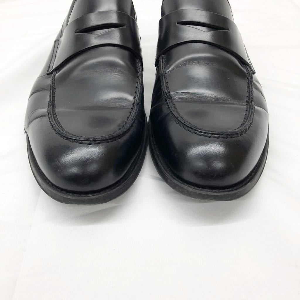 GIANCARLO MORELLI ジャンカルロモレリ メンズ ローファー コインローファー 革靴 レザー シューズ ブラック 黒 26.0cm 紳士_画像3