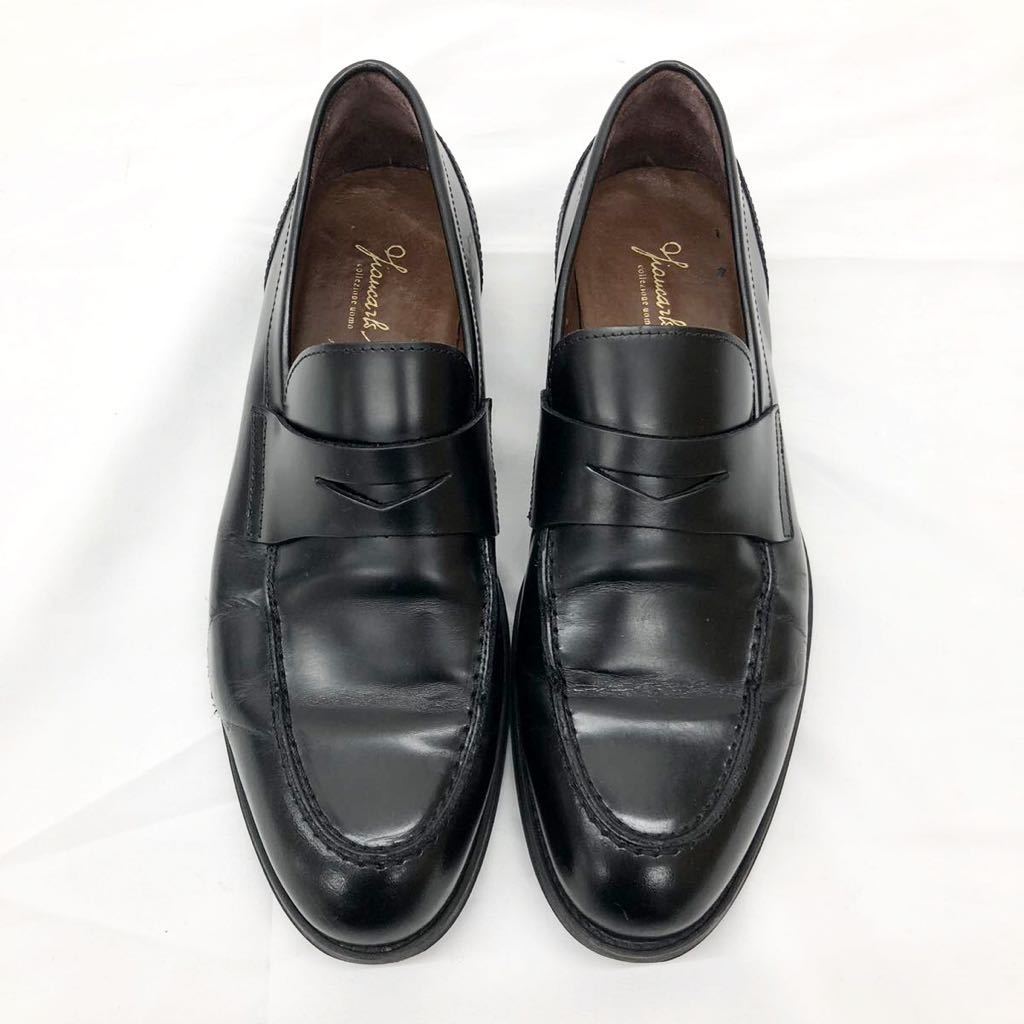 GIANCARLO MORELLI ジャンカルロモレリ メンズ ローファー コインローファー 革靴 レザー シューズ ブラック 黒 26.0cm 紳士_画像2