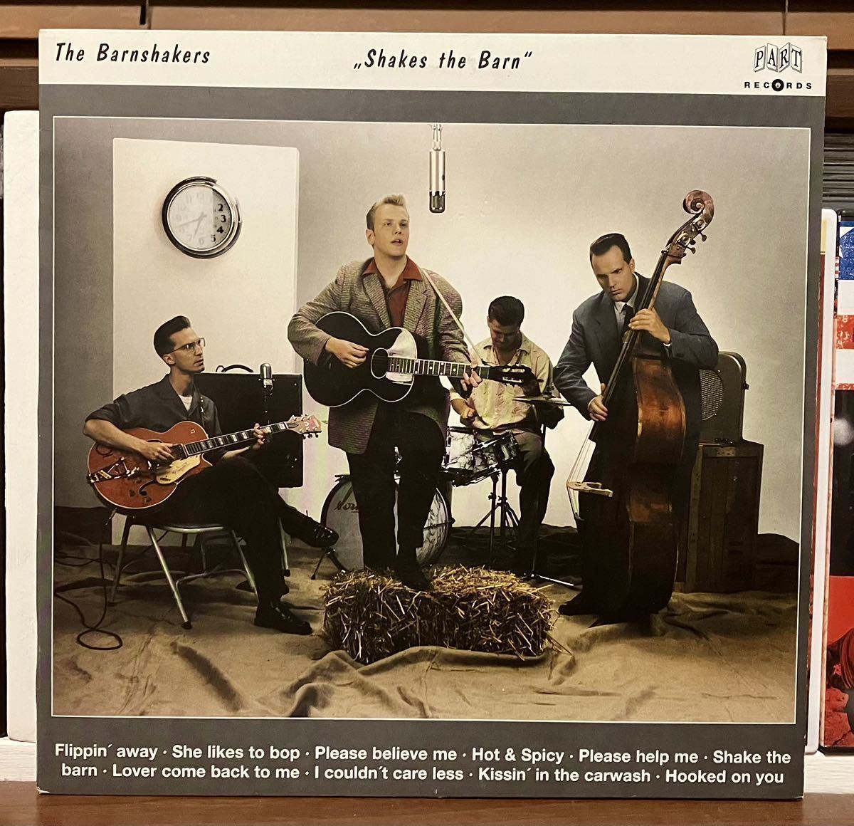 人気盤【THE BARNSHAKERS-Shakes the Barn】10inch-50’s style Authentic ロカビリー R&R JIVE●クラブヒット She Likes to Bop 収録_画像1