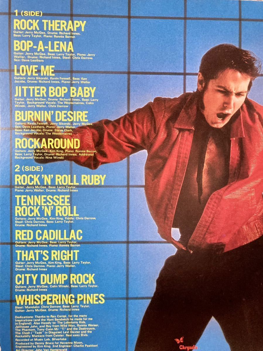 【COLIN WINSKI-Rock Therapy ロカビリー療法】LP-80’s ネオロカビリー TEDDY BOY TEDS R&R●BOP-A-LENA 50’s カバー●ELVIS Ray Campi_画像4