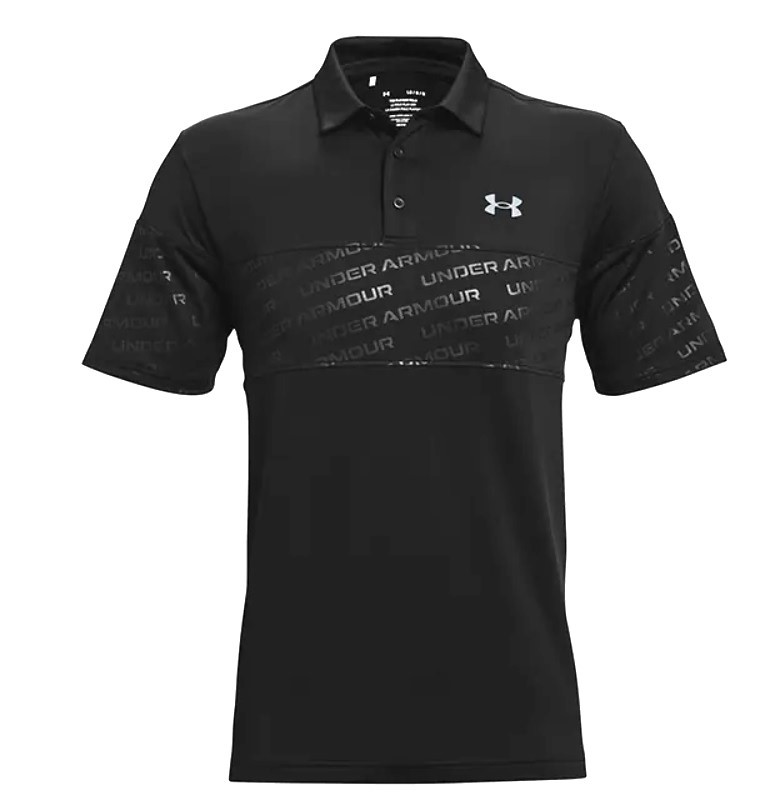 ■新品 定価8250円 UNDER ARMOUR ゴルフウェア メンズ 半袖 ポロシャツ プレーオフ2.0 ブロック XLサイズ ブラック 1363032 nike puma_画像7