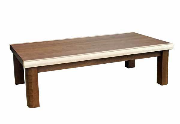 座卓 ローテーブル 150巾長方形 クラシックモダンタイプ 新和風座卓テーブル　ウォールナット突板　HAMAKAZE-150