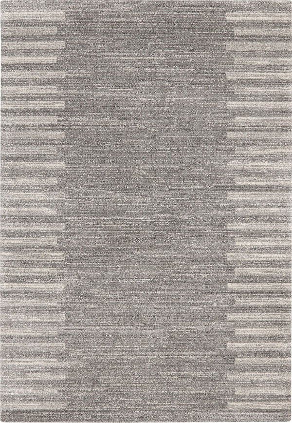 ジュウタン 絨毯 ラグ 160×230cm グレー色 長方形 シモン ホットカーペットカバー モダン柄