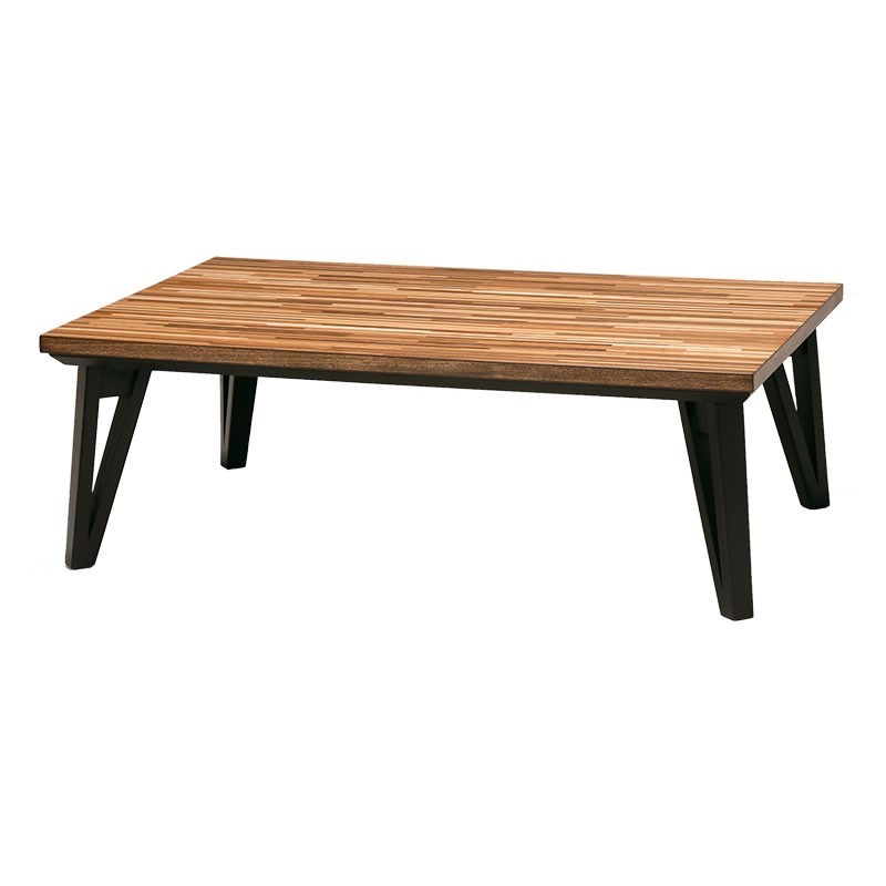こたつテーブル 長方形幅150センチ ルーン ウォールナット色 家具調コタツ ローテ-ブル