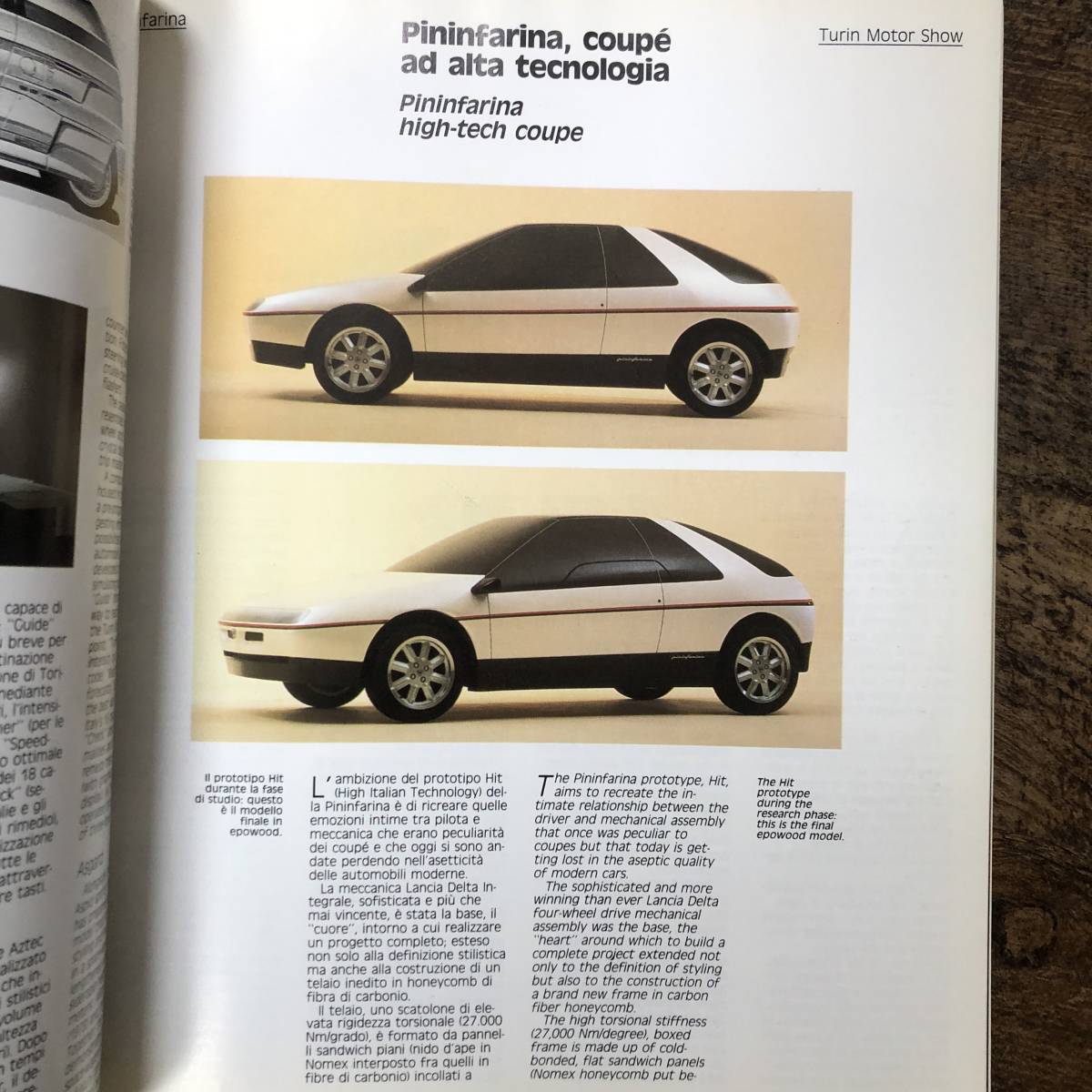 J-3539■Auto&Design TURIN MOTOR SHOW ISSUE■英語雑誌 自動車雑誌■1988年発行_画像8