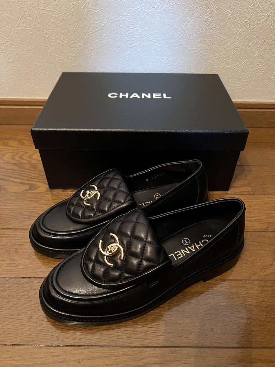 CHANEL シャネル　ローファー　ターンロック　37(23.5cm) 美品_画像1