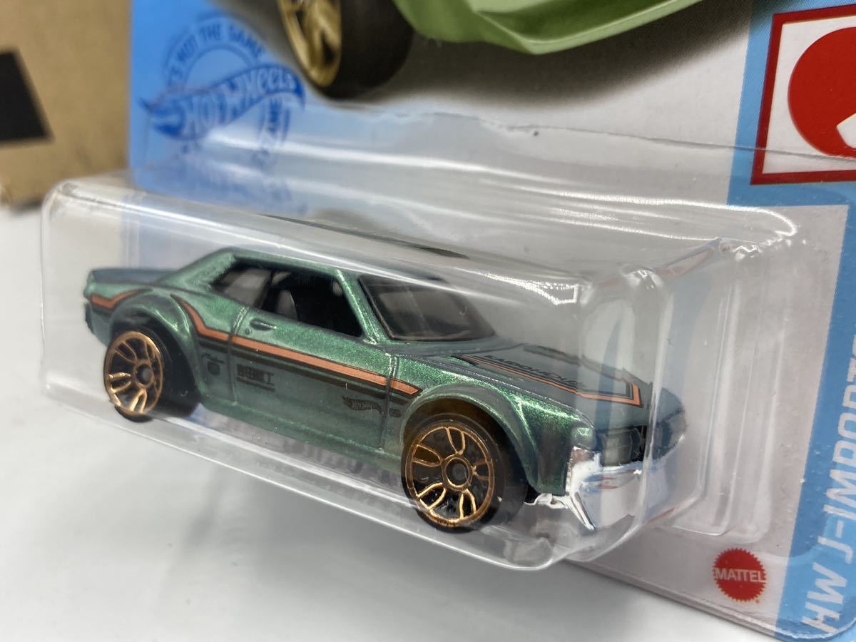 即決有★HW hotwheels ホットウィール '70 TOYOTA CELICA トヨタ セリカ ダルマセリカ グリーン★ミニカーの画像3