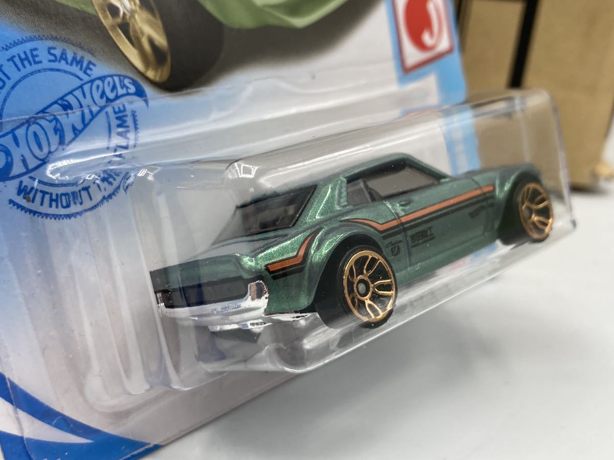 即決有★HW hotwheels ホットウィール '70 TOYOTA CELICA トヨタ セリカ ダルマセリカ グリーン★ミニカーの画像4