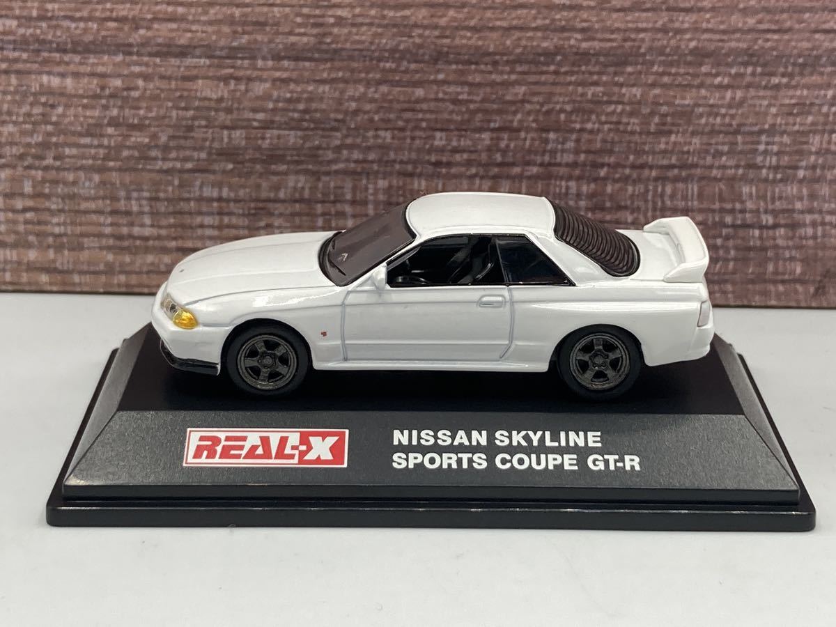  prompt decision have * REAL-X 1/72 NISSAN SKYLINE SPORTS COUPE GT-R Nissan Skyline coupe R32 white white * minicar 