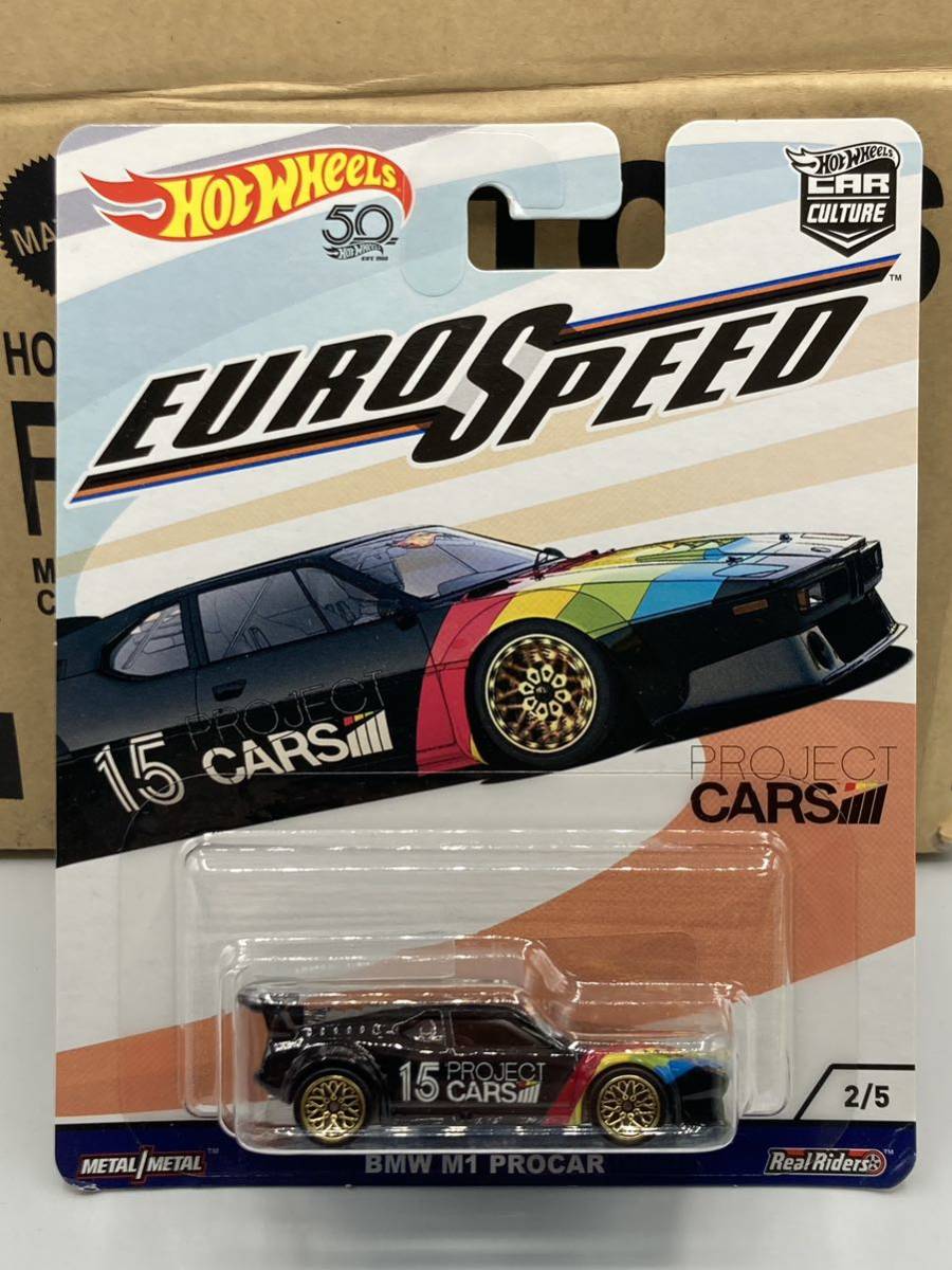 即決有★HW hotwheels ホットウィール EURO SPEED ユーロスピード BMW M1 PROCAR★ミニカー_画像1