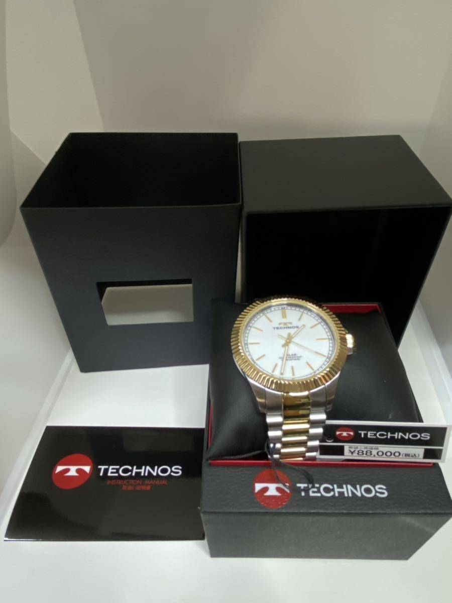 新品！テクノス・TECHNOS・正規品・アナログ腕時計・ソーラーシステム