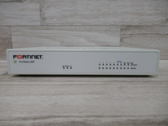 ▲Ω 新FT 0128♪ 保証有 Fortinet【 FG-60F 】FortiGate-60F UTM ライセンス27年03月27日迄 FW：v6.4.8 領収書発行可能_画像2