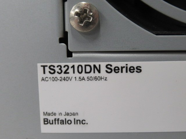専門 01035  新DK 0380♪ 保証有 BUFFALO/バッファロー TS3210DN0402 TS3210DNシリーズ TeraStation 2TB×2 初期化・動作確認済 鍵無