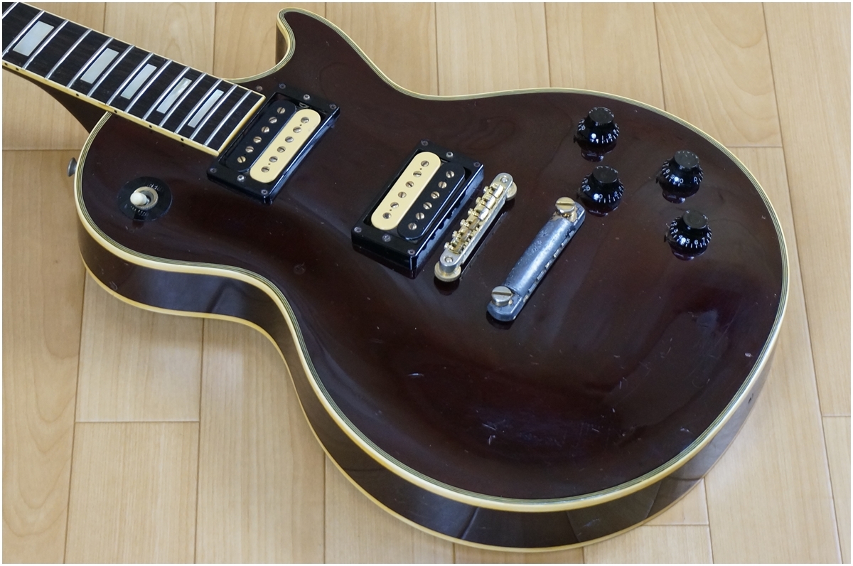 【現状】 TOKAI ★ トーカイ ★ レスポールカスタム ★ ネック折れ ジャンク ★ 貴重なダイヤモンドインレイ ★ Les Paul Custom LC-100？_画像1