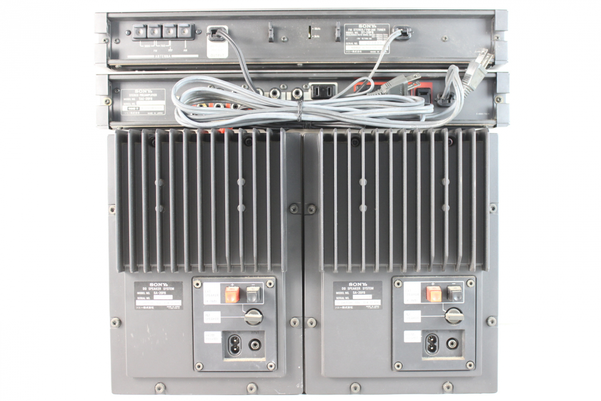 【ト福】SONY ソニー システムコンポ ST-20 TAE-20 SA-20FB チューナー プリアンプ スピーカー 2個口発送 オーディオ機器 LBZ01LLL25_画像3
