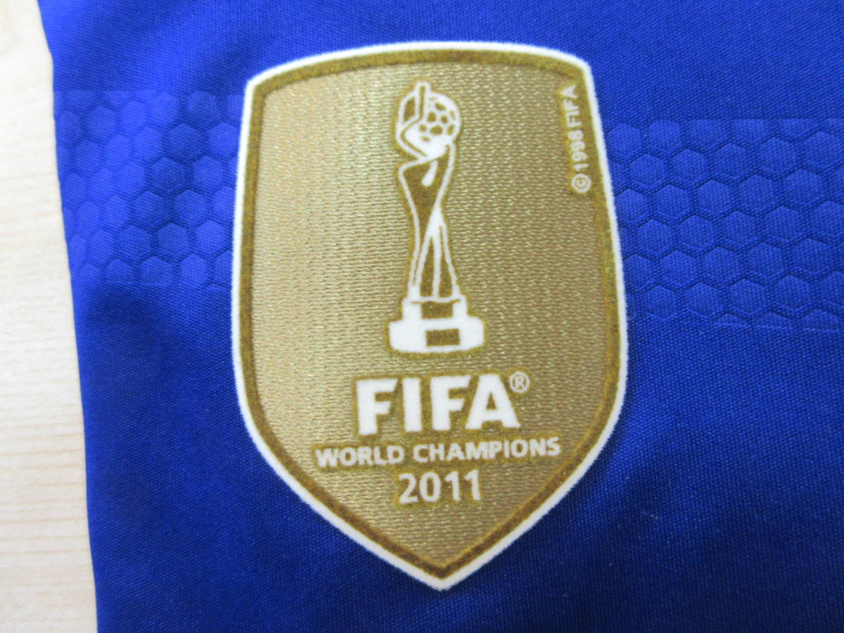 23592 川澄奈穂美 女子日本代表 ワールドカップ adidas アディダス ホーム 半袖 ユニフォーム なでしこジャパン FIFA 2011 JFA_画像10