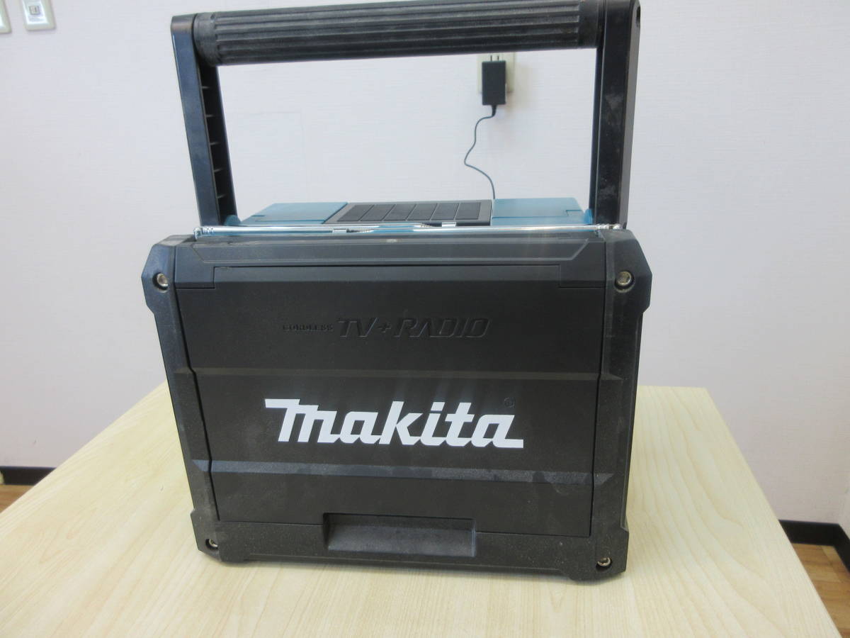 23662 中古品・譲渡品 makita 充電テレビ マキタ 充電式ラジオ付きテレビ TV100 リモコン付き キャンプ アウトドアの画像7