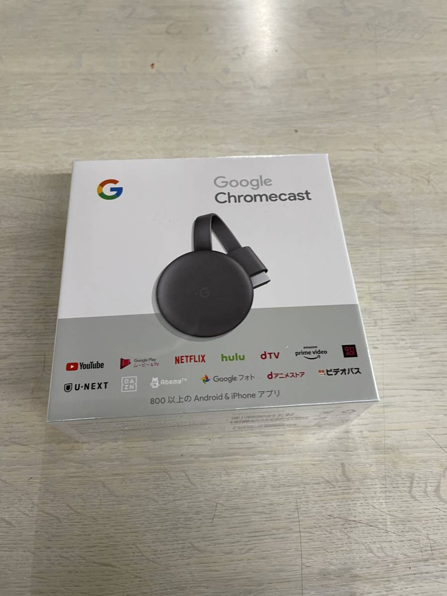 ◇新品未開封◇Google Chromecast 正規品 第三世代 2K対応 チャコール GA00439-JP◇_画像2