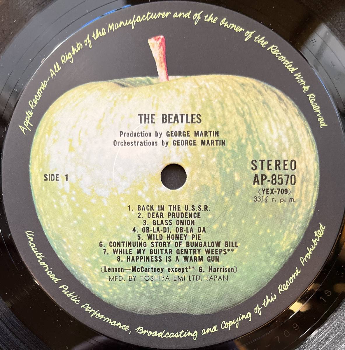 ■帯付!ナンバリング入/国内盤2LP■ザ・ビートルズ The Beatles / S.T. (Apple Records/AP-8570-71) \4,400 John Lennon/Paul McCartney_画像2