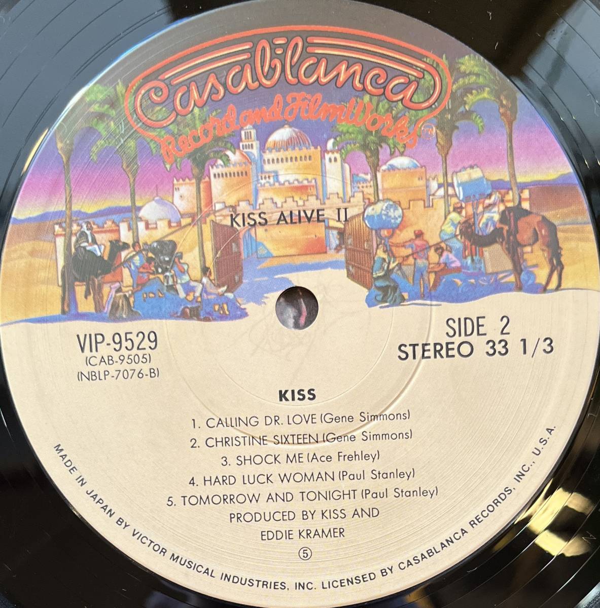 ■帯付!国内初版/2LP■キッス Kiss / アライブII Alive II (Casablanca/VIP-9529-30) '77年絶頂期名盤※ポスター/いれずみ欠_画像8