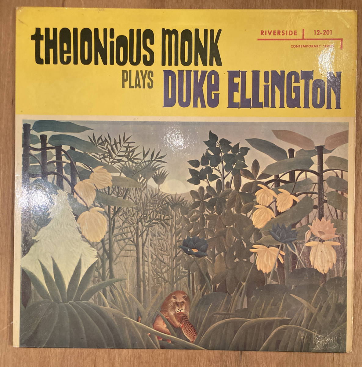 ■ジャズLP■ Thelonious Monk セロニアス・モンク / Thelonious Monk Plays Duke Ellington デューク・エリントン_画像2