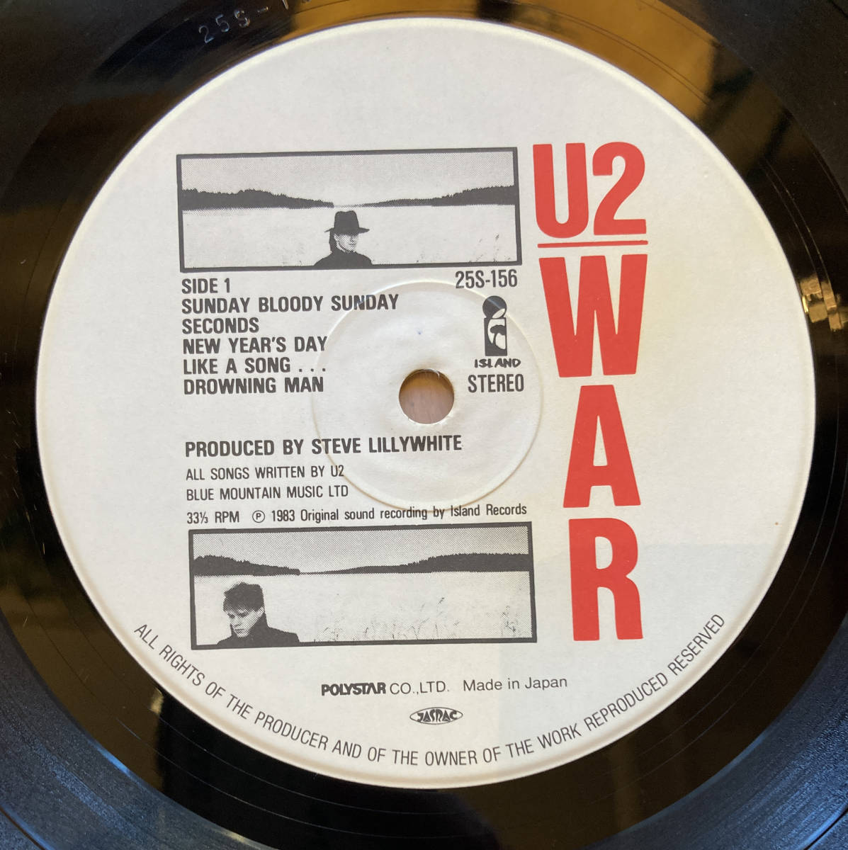 ■人気盤・帯付！■ U2 / War 闘 Island Records 25S-156 Bono Sunday Bloody Sunday_画像2