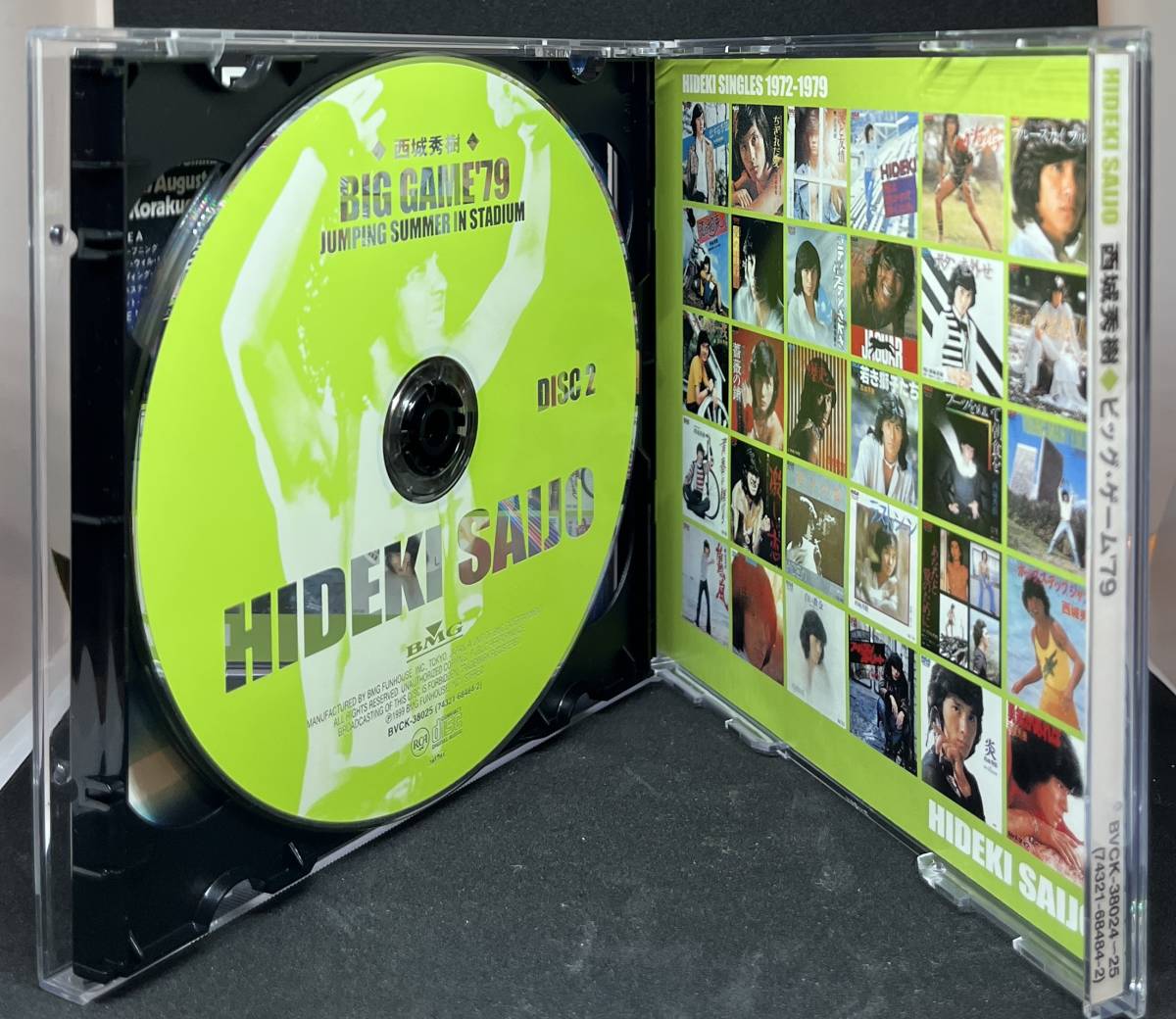 ■レア!2枚組CD/美盤■西城秀樹 Hideki Saijo / ビッグ・ゲーム Big Game '79 (BVCK-38024~25) 桑田佳祐 阿久悠 Village People※帯なしの画像4
