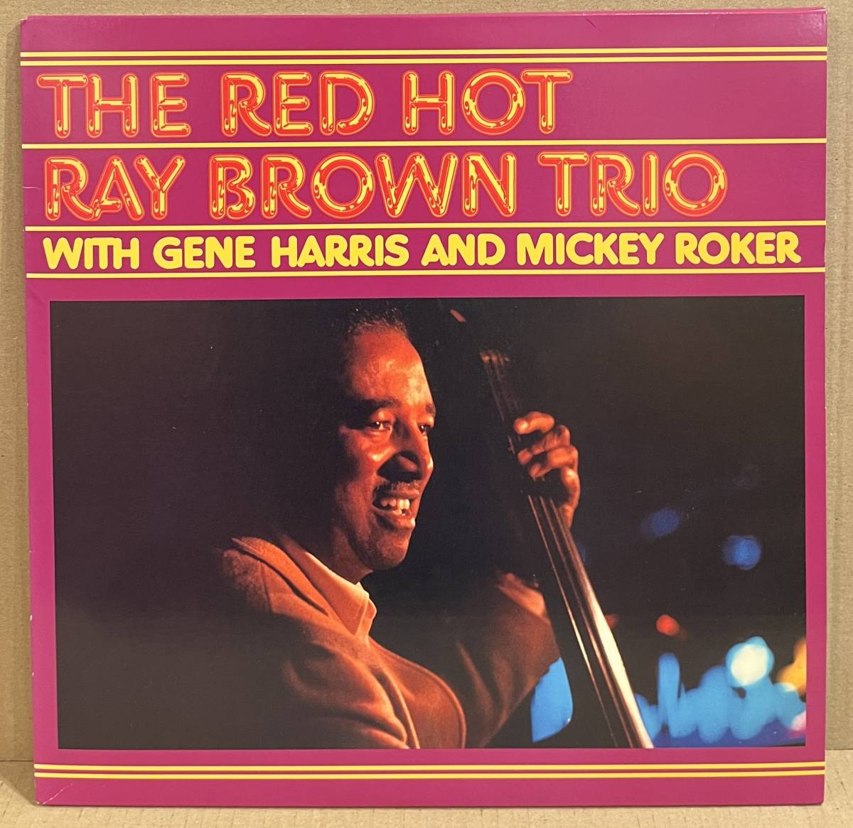 ■ナンバリング入!180g重量盤/2枚組12inch■Ray Brown Trio レイ・ブラウン / The Red Hot Ray Brown Trio (GRV1028-1) US盤 美品の画像4