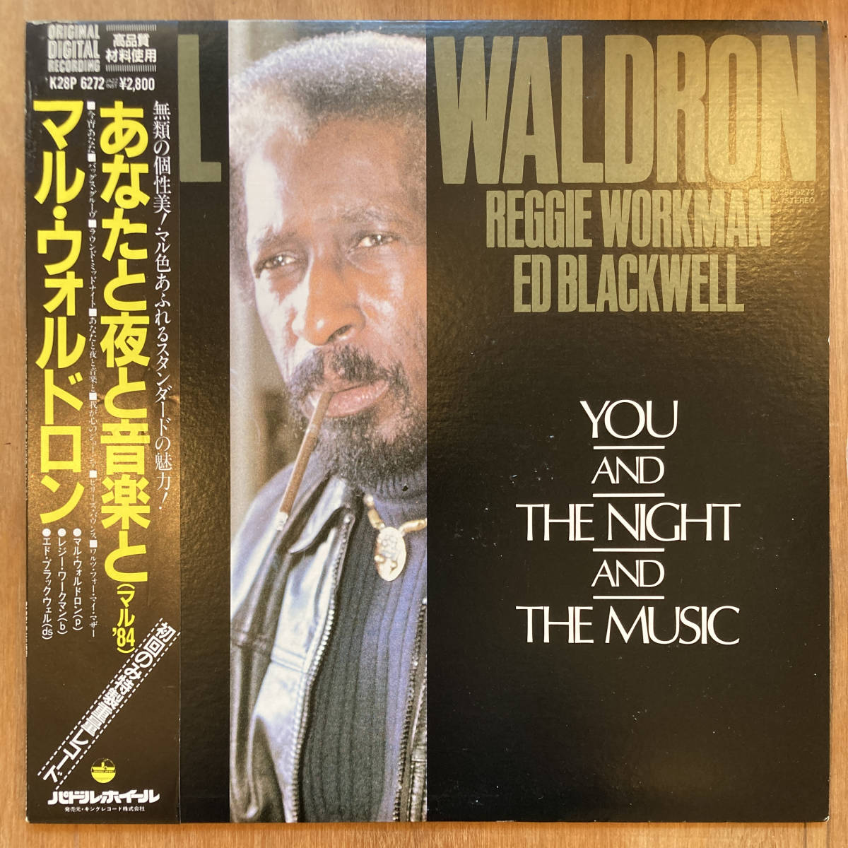 ■国内盤・帯付■ Mal Waldron マル・ウォルドロン/ You And The Night And The Music (Mal '84) 高品質 K28P-6272の画像2
