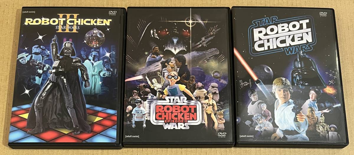 ■まとめて!■Robot Chicken: Star Wars ロボットチキン/スター・ウォーズ 1~3 日本版DVD 合計3本セット!の画像1