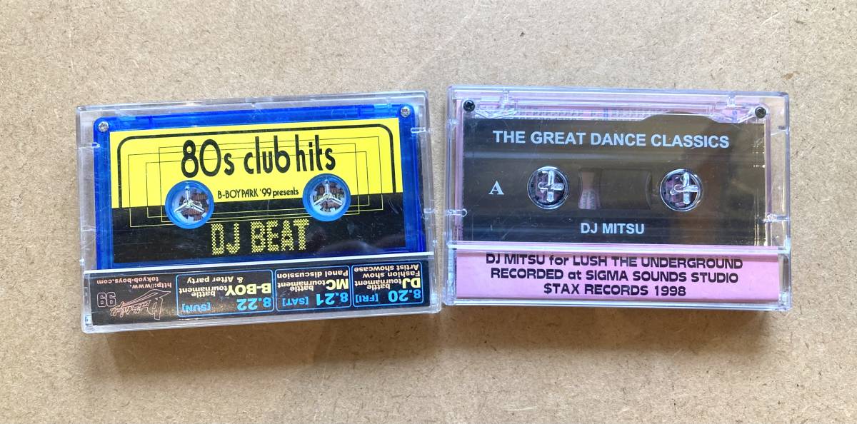 ■ミックステープファンおすすめ■DJ MITSU, DJ BEAT Mix Tape 2本セット! Timmy Thomas/James Brown/The S.O.S. Band/Chic/Fat Boys etc_画像2