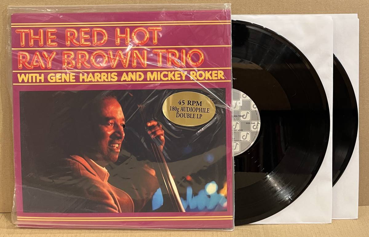 ■ナンバリング入!180g重量盤/2枚組12inch■Ray Brown Trio レイ・ブラウン / The Red Hot Ray Brown Trio (GRV1028-1) US盤 美品の画像1