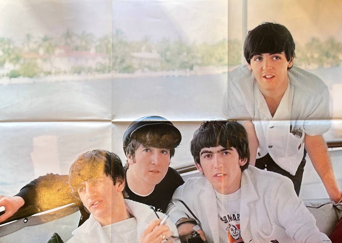 ■帯付!国内盤/2LP■ザ・ビートルズ The Beatles / 1962-1966 (Apple Records/EAP-9032B) \4,000■ポスター付/盤質概ね良好_画像10
