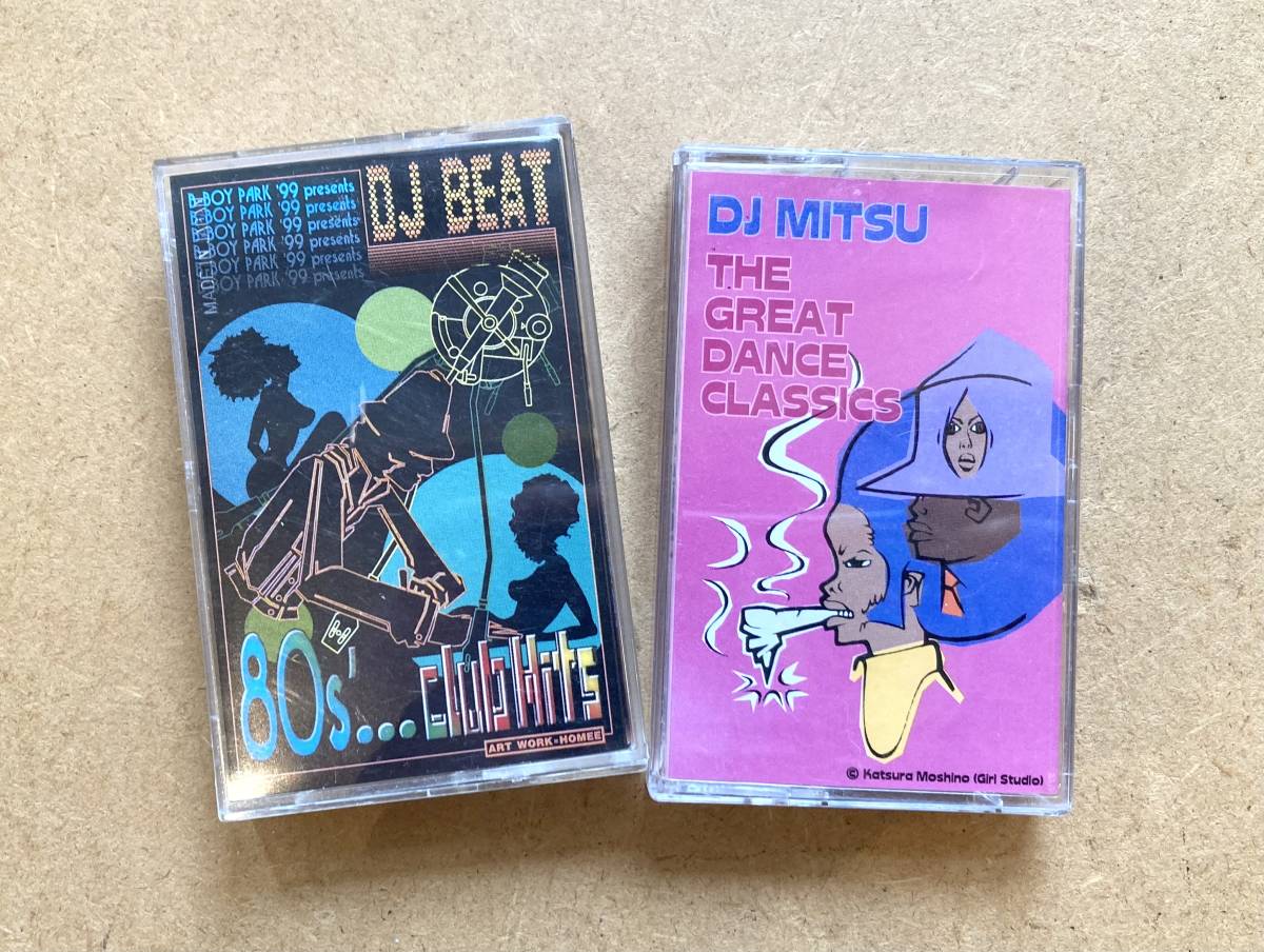 ■ミックステープファンおすすめ■DJ MITSU, DJ BEAT Mix Tape 2本セット! Timmy Thomas/James Brown/The S.O.S. Band/Chic/Fat Boys etc_画像1