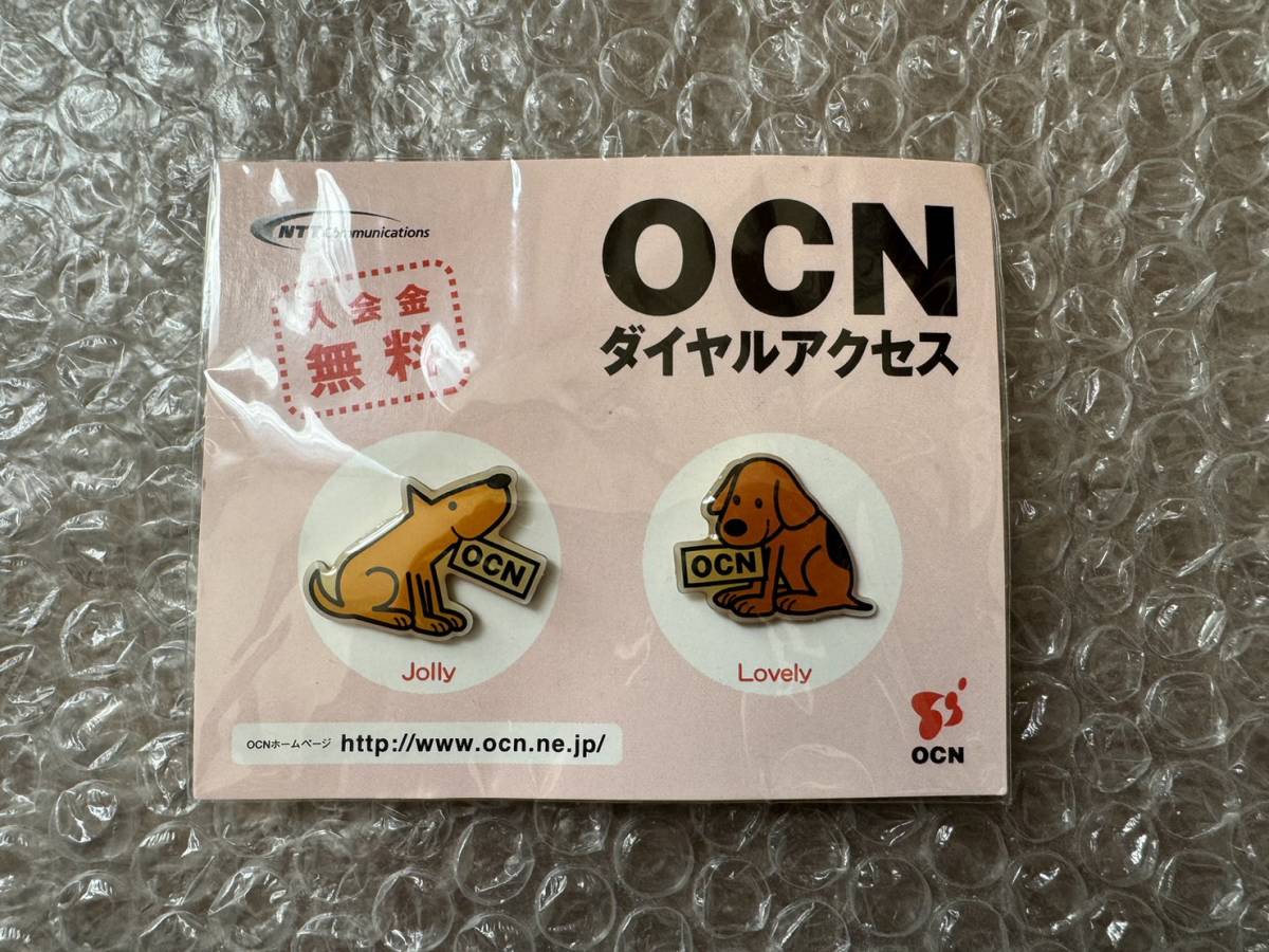 NTTコミュニケーションズ◆OCN　ピンバッチ　ジョリー　ラブリー◆_画像1