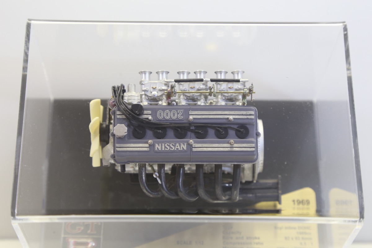 DTMモデル 1/12 スカイライン コレクション 日産 2000 GT-R S20 エンジン 1969 ソレックス ダイキャスト 61BCA0A
