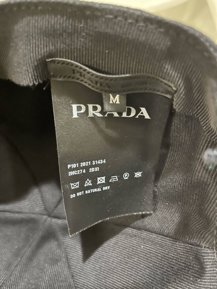  Prada PRADA хлопок колпак M черный 2HC274 2DXI F0002