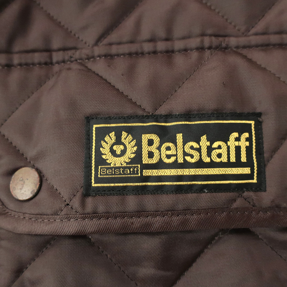 イタリア製 Belstaff GOLD LABEL ベルスタッフ ダイヤキルティング 中綿ジャケット ブラウン EUR-S_画像8