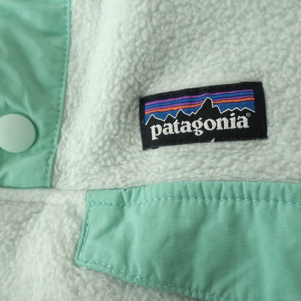 patagonia パタゴニア SYNCHILLA スナップ-T プルオーバーフリース　薄グリーン S程_画像6